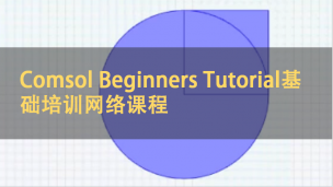 Comsol Beginners Tutorial基础培训网络课程（英语）