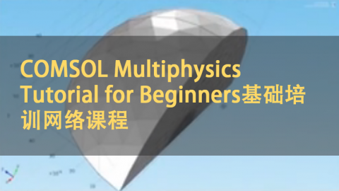 COMSOL Multiphysics Tutorial for Beginners基础培训网络课程（英语）