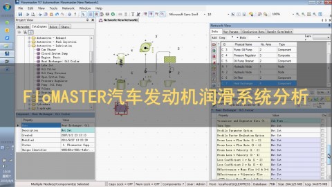 FloMASTER 汽车发动机润滑系统分析