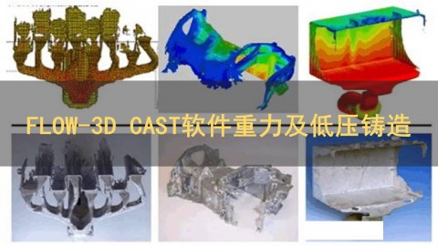 FLOW-3D CAST软件重力及低压铸造培训