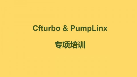 Cfturbo&PumpLinx专项培训