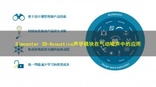 [10月27日] Simcenter 3D-Acoustics声学模块在气动噪声中的应用