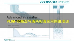 FLOW-3D高级气液两相流应用网络培训