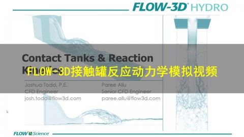 FLOW-3D接触罐反应动力学模拟视频
