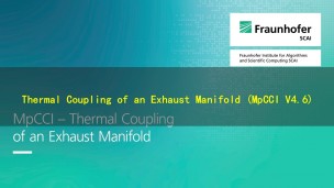 Thermal Coupling of an Exhaust Manifold (MpCCI V4.6) 