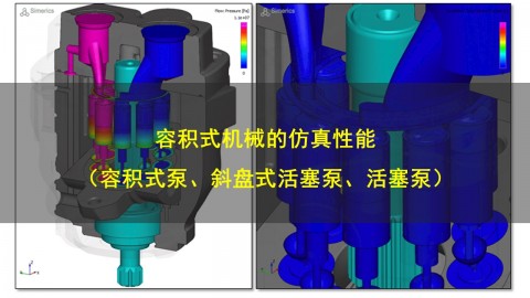 【原厂培训教程】Simerics容积式机械的仿真性能（容积式泵、斜盘式活塞泵、活塞泵）